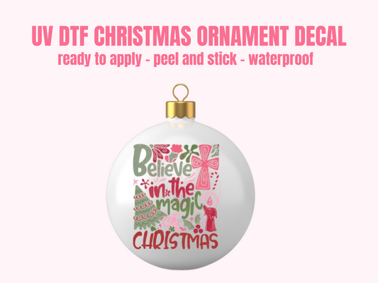 UV DTF CHRISTMAS ORNAMENT #26