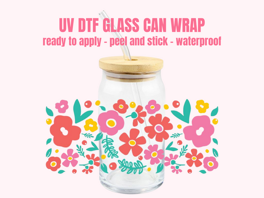 UV DTF WRAP Flower P17