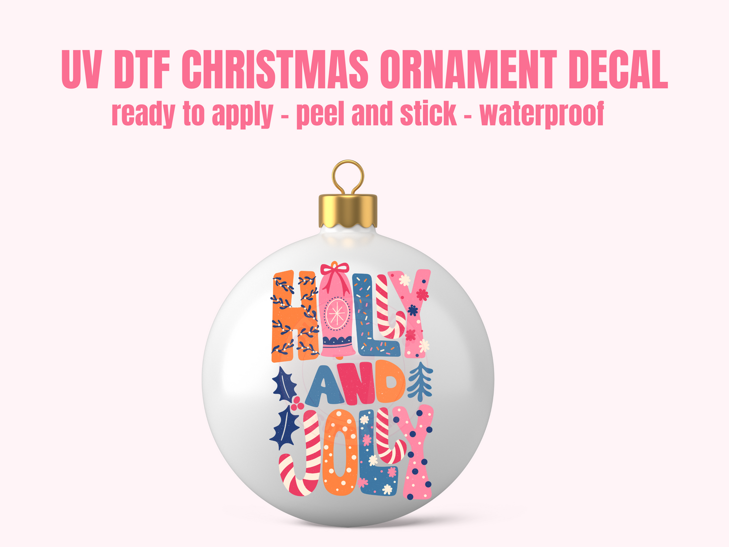 UV DTF CHRISTMAS ORNAMENT #90