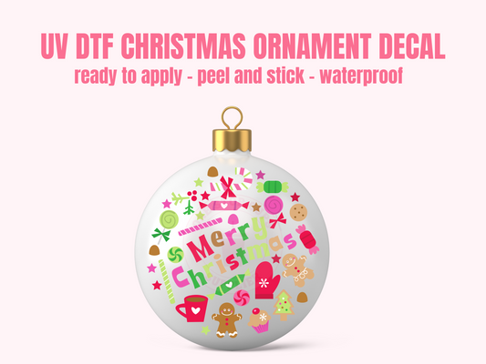 UV DTF CHRISTMAS ORNAMENT #26