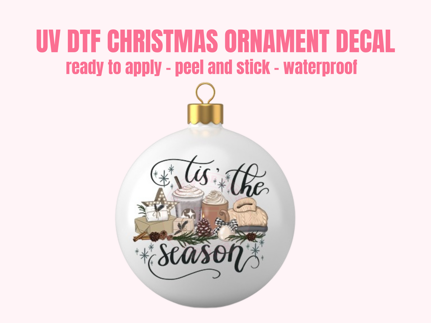 UV DTF CHRISTMAS ORNAMENT #28