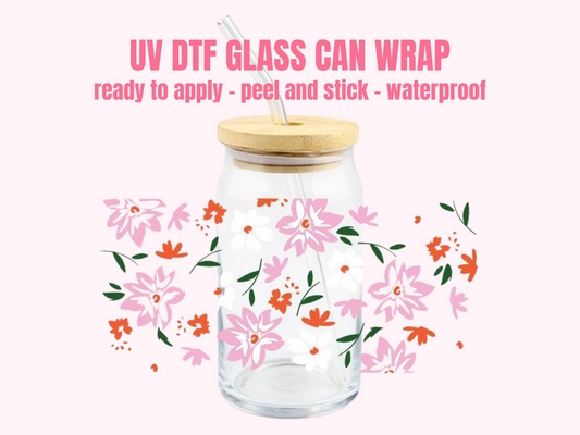 UV DTF WRAP Flower P14