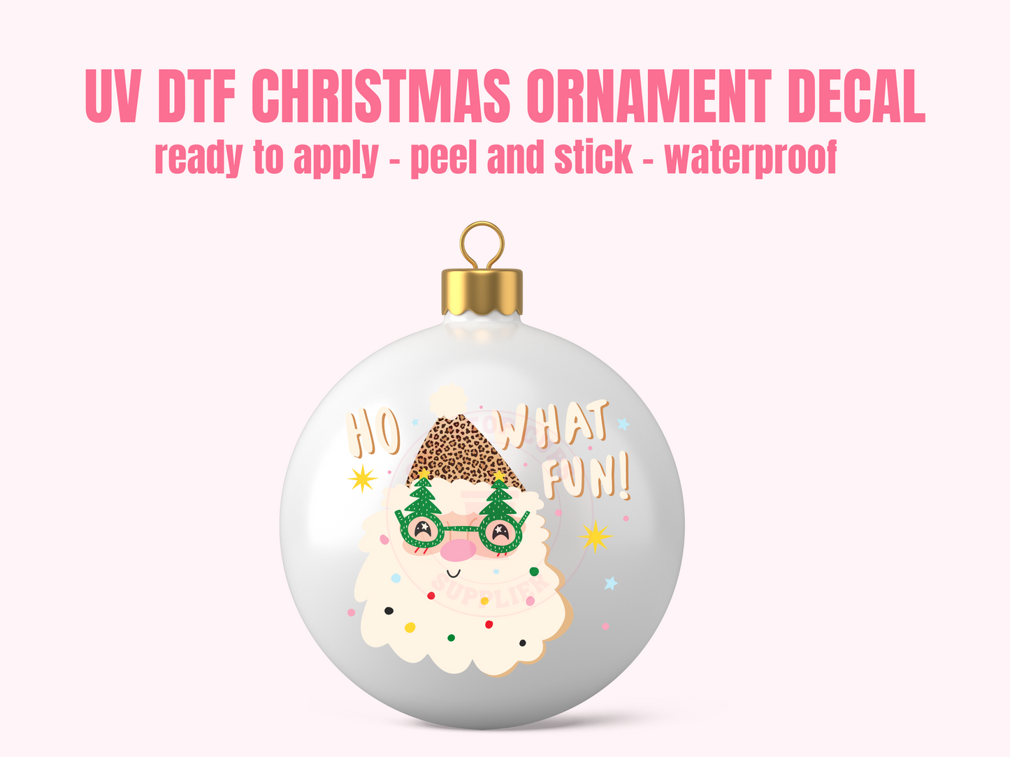 UV DTF CHRISTMAS ORNAMENT #92