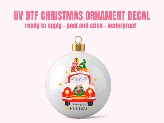 UV DTF CHRISTMAS ORNAMENT #93