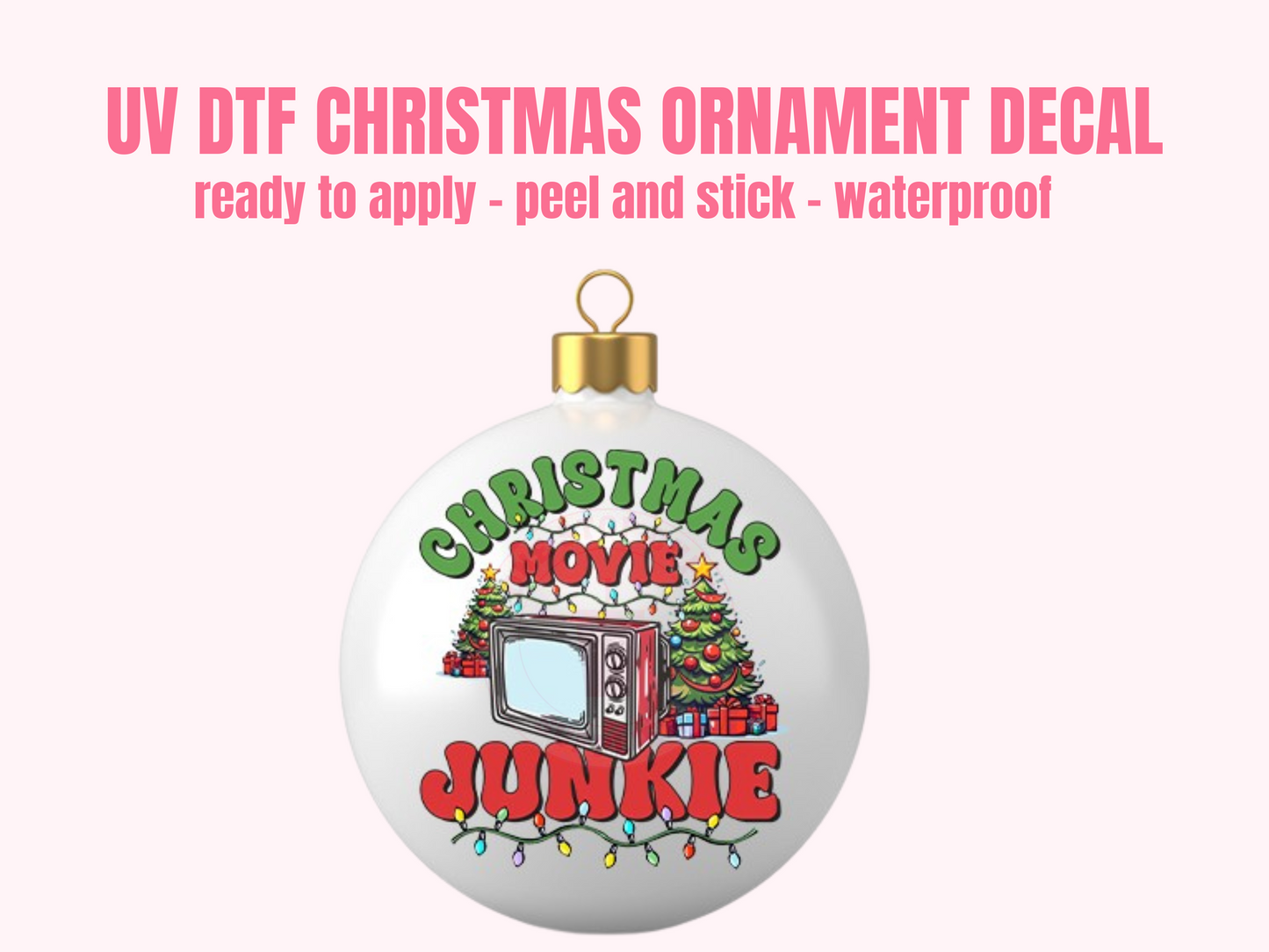 UV DTF CHRISTMAS ORNAMENT #30