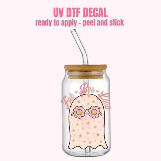 UV DTF DECAL Fab Boo Lous Ghost #222