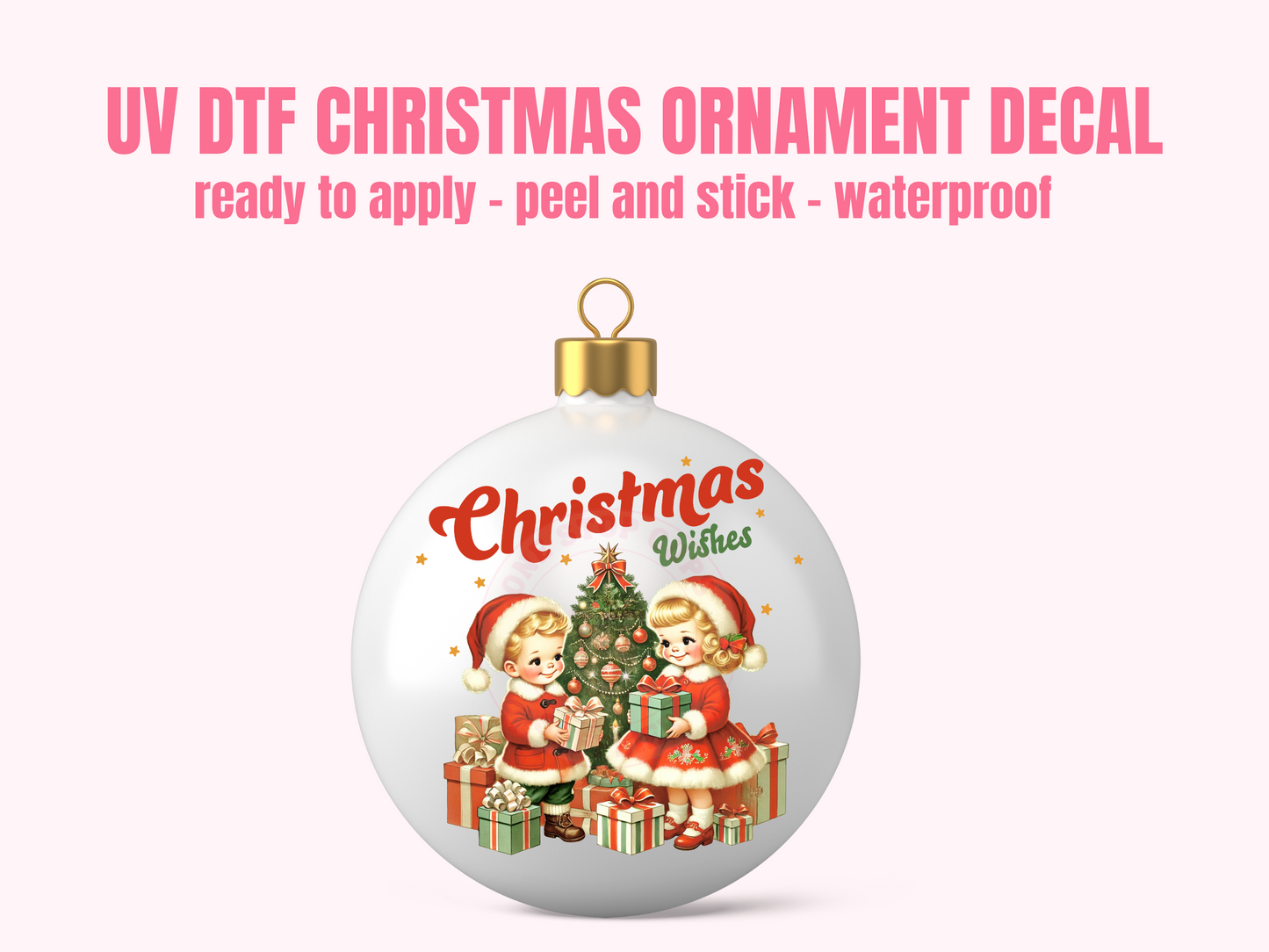 UV DTF CHRISTMAS ORNAMENT #45