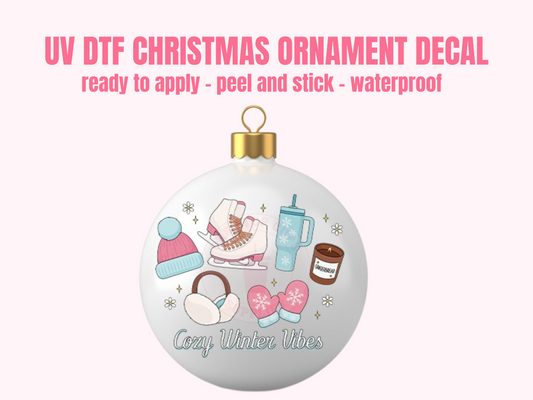 UV DTF CHRISTMAS ORNAMENT #31