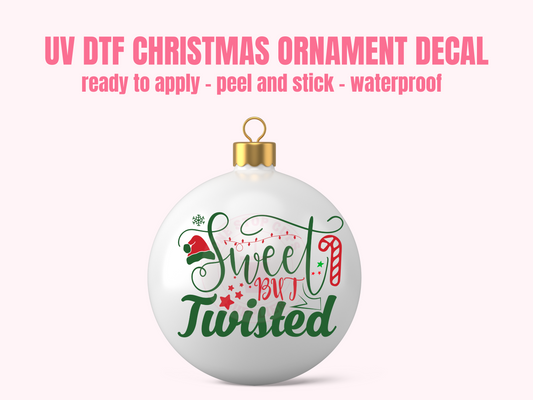 UV DTF CHRISTMAS ORNAMENT #33