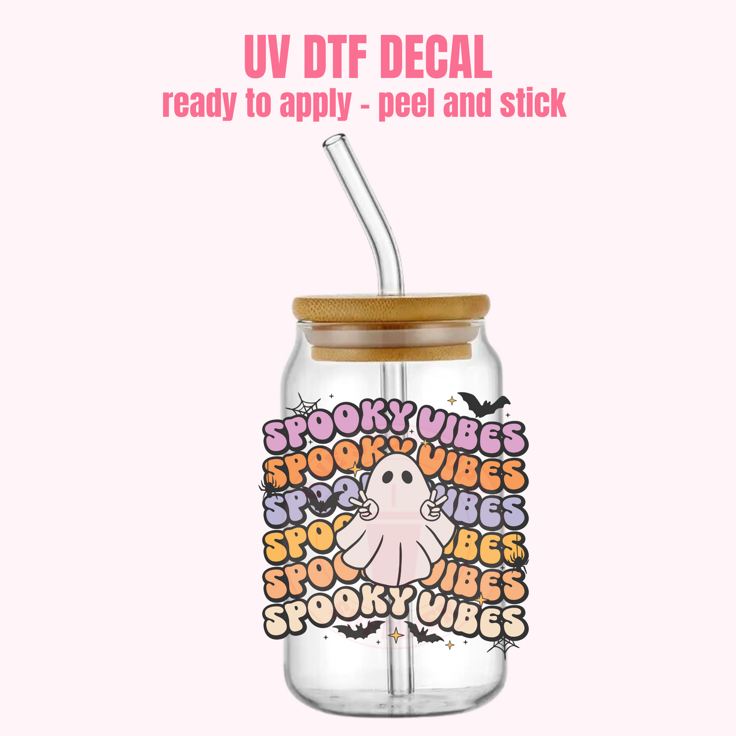 UV DTF DECAL Spooky Vibes #211