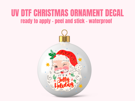 UV DTF CHRISTMAS ORNAMENT #94