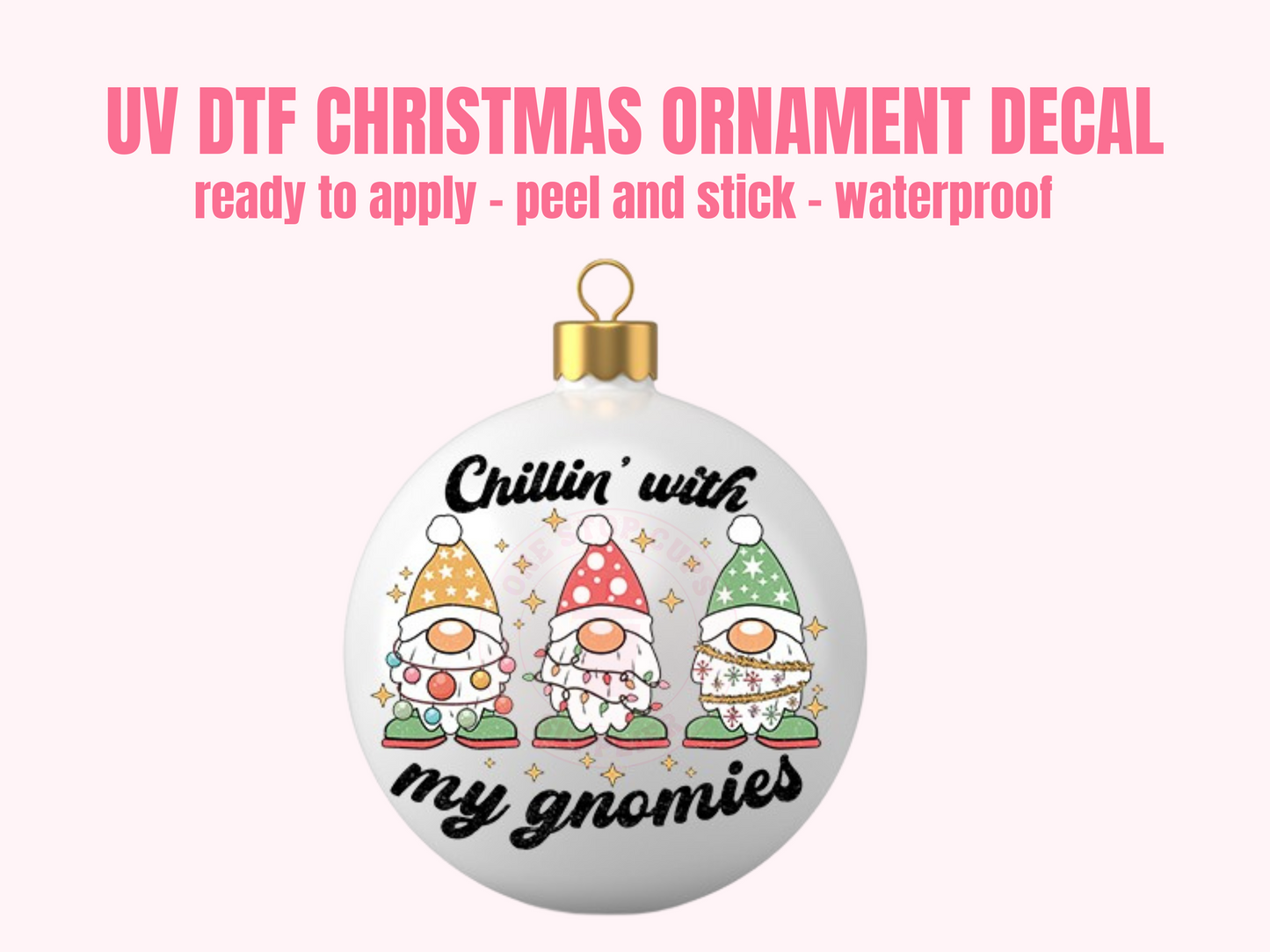 UV DTF CHRISTMAS ORNAMENT #40