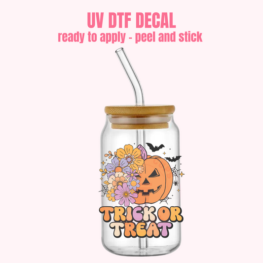 UV DTF DECAL Trick or Treat #209