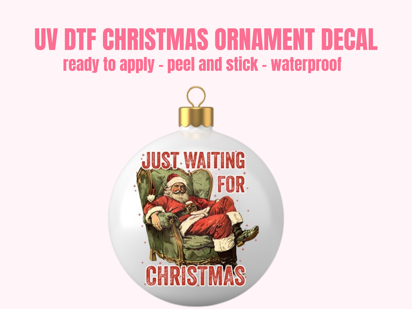 UV DTF CHRISTMAS ORNAMENT #32