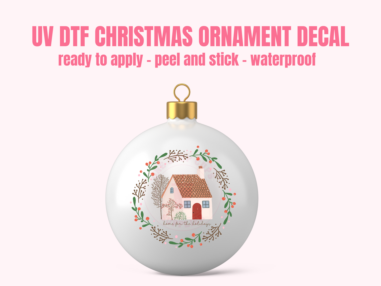 UV DTF CHRISTMAS ORNAMENT #9