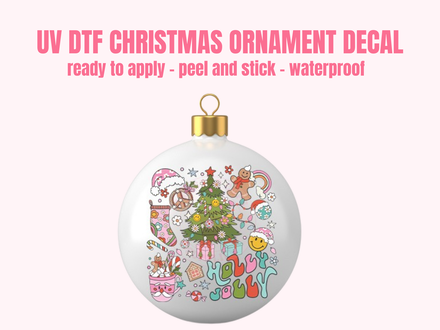 UV DTF CHRISTMAS ORNAMENT #33