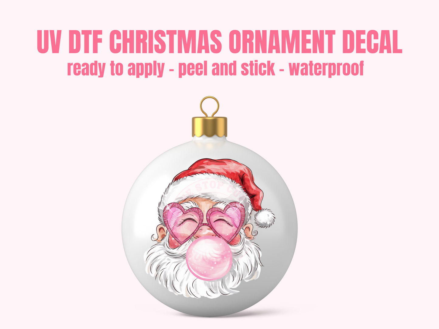 UV DTF CHRISTMAS ORNAMENT #96