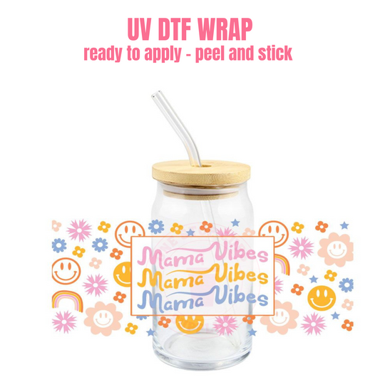 UV DTF CUP WRAP Mama Vibes M23