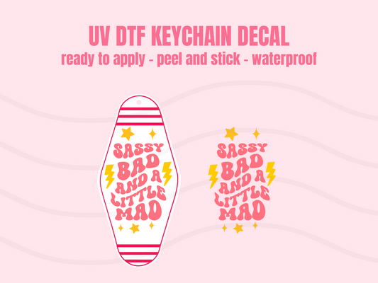 UV DTF Keychain Decal #14