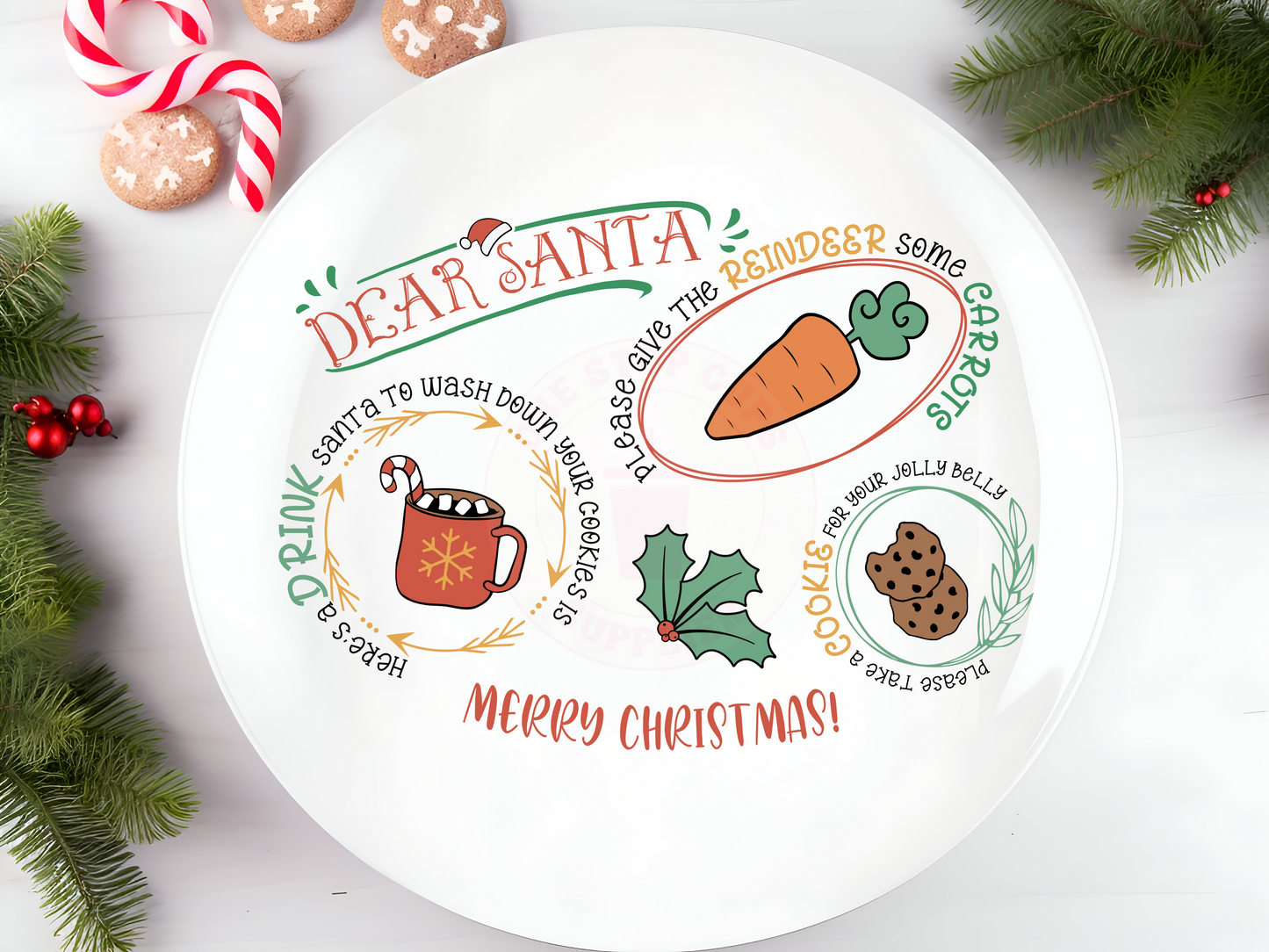 UV DTF CHRISTMAS DECAL - Round