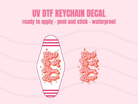 UV DTF Keychain Decal #15