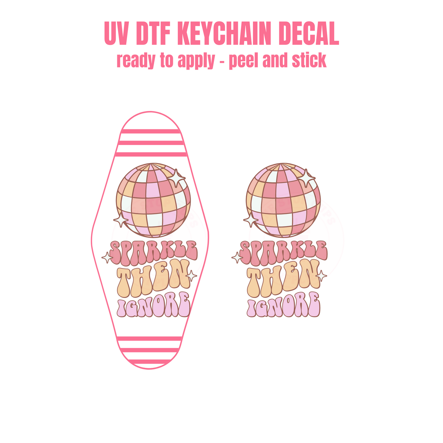 UV DTF Keychain Decal #35