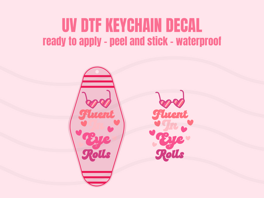 UV DTF Keychain Decal #17