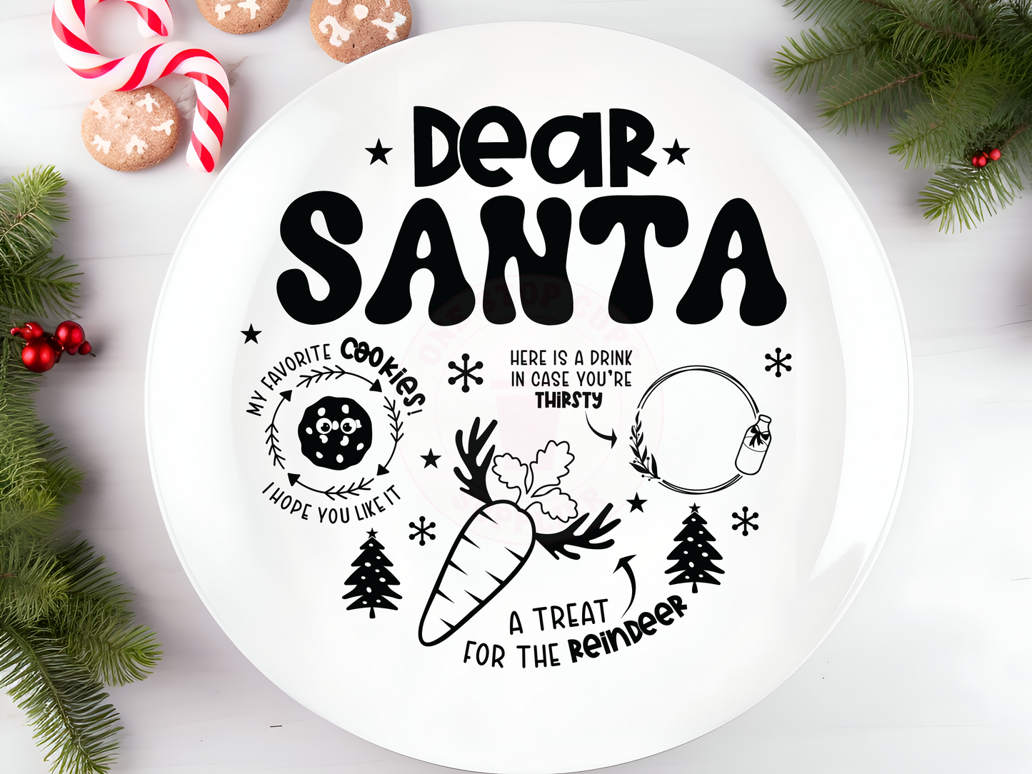 UV DTF CHRISTMAS DECAL - Round