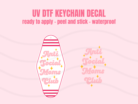 UV DTF Keychain Decal #19