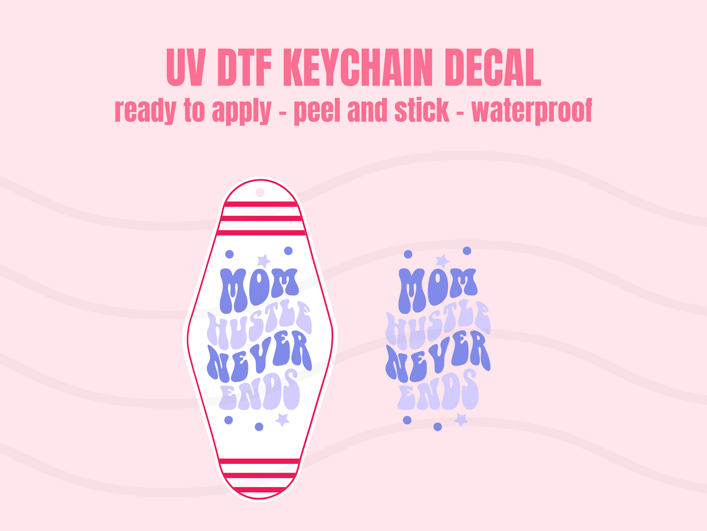 UV DTF Keychain Decal #20
