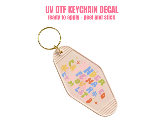 UV DTF KEYCHAIN DECAL