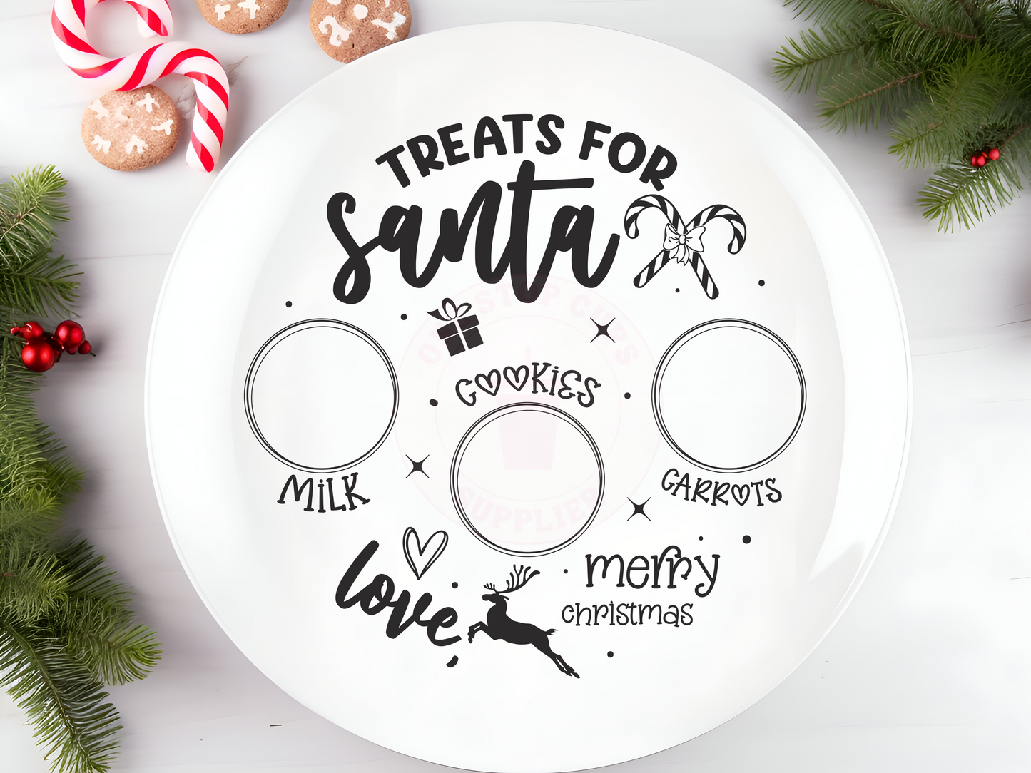 UV DTF CHRISTMAS DECAL - Round