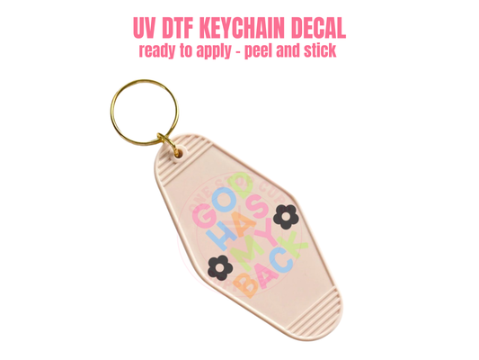 UV DTF KEYCHAIN DECAL