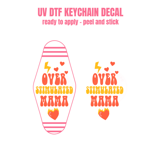 UV DTF Keychain Decal #41