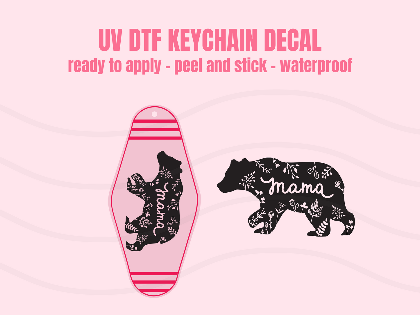 UV DTF Keychain Decal #4