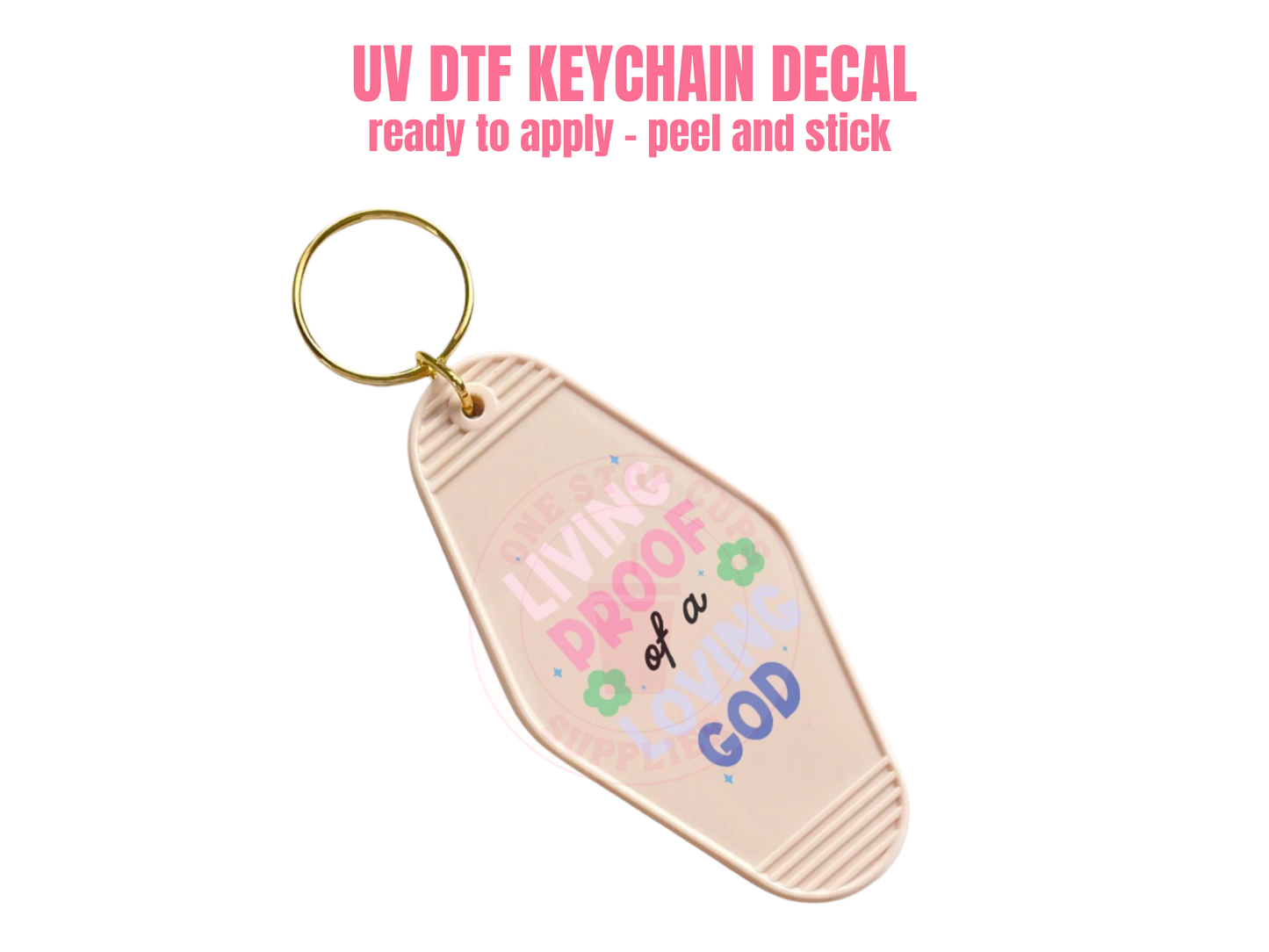 UV DTF KEYCHAIN DECAL