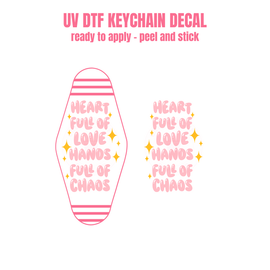 UV DTF Keychain Decal #42