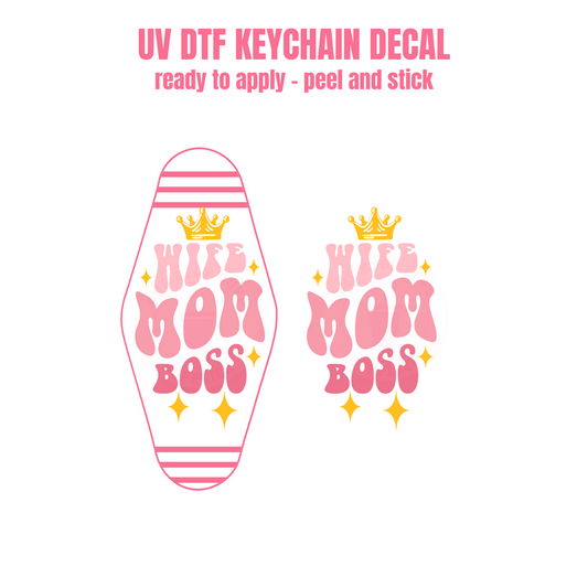 UV DTF Keychain Decal #45