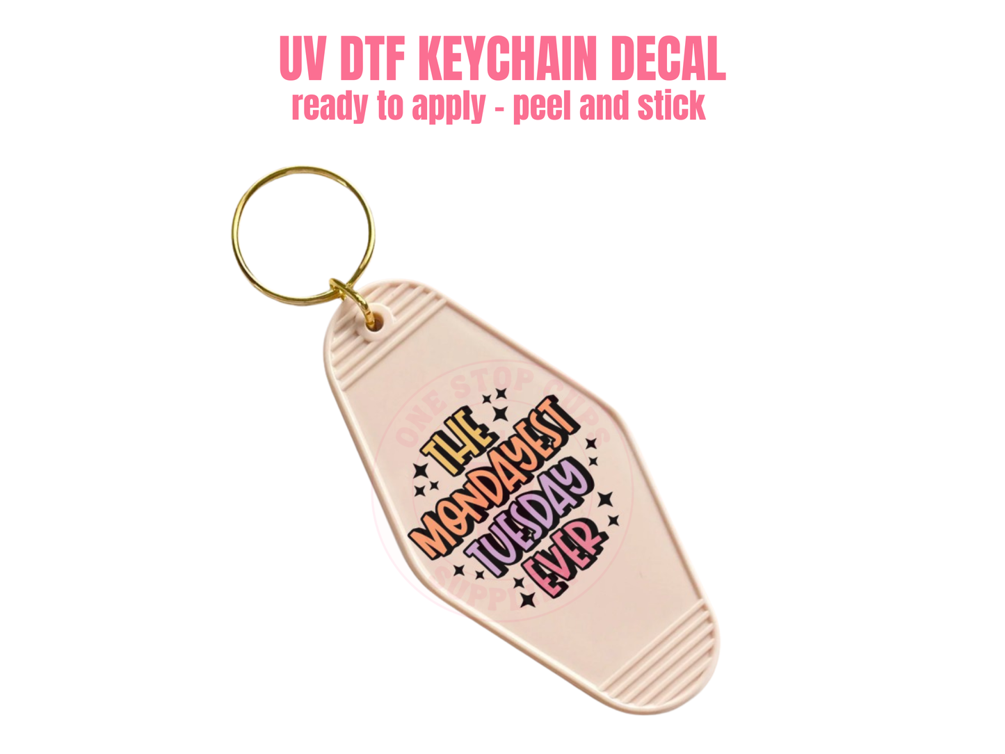 UV DTF KEYCHAIN DECAL