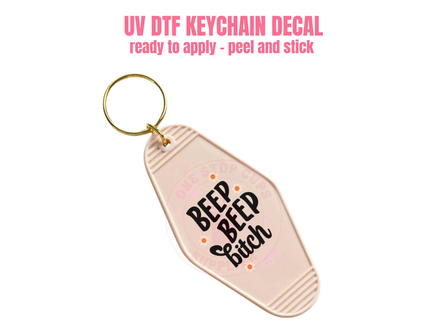 UV DTF KEYCHAIN DECAL