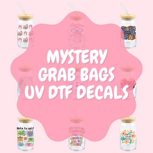 GRAB BAGS - 10 UV DTF DECALS