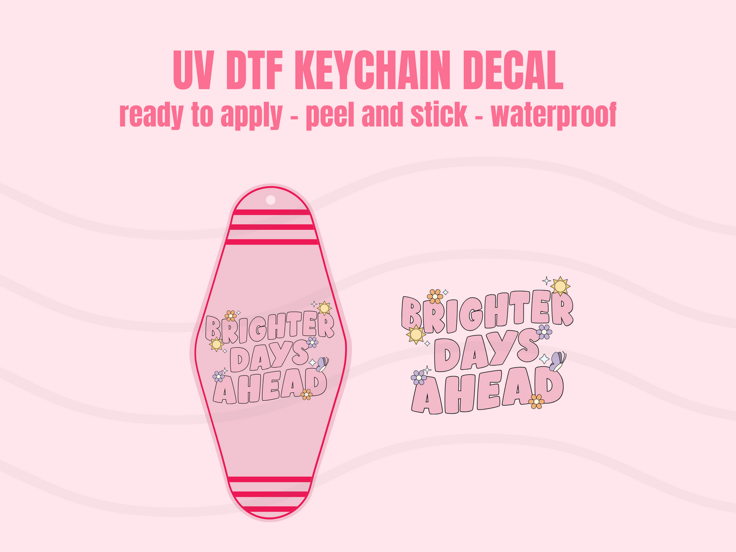 UV DTF Keychain Decal #6