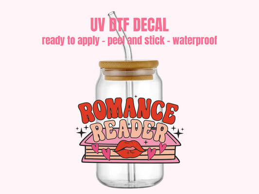 UV DTF DECAL Romance Reader #144