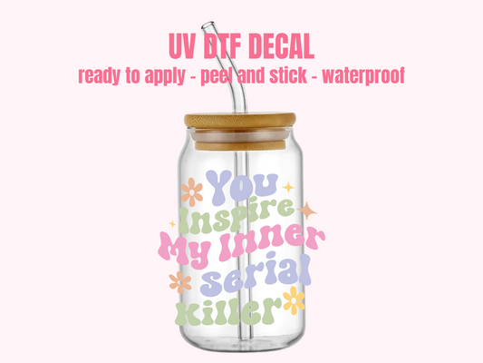 UV DTF DECAL Inner Serial Killer #128