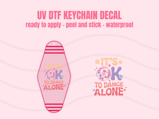 UV DTF Keychain Decal