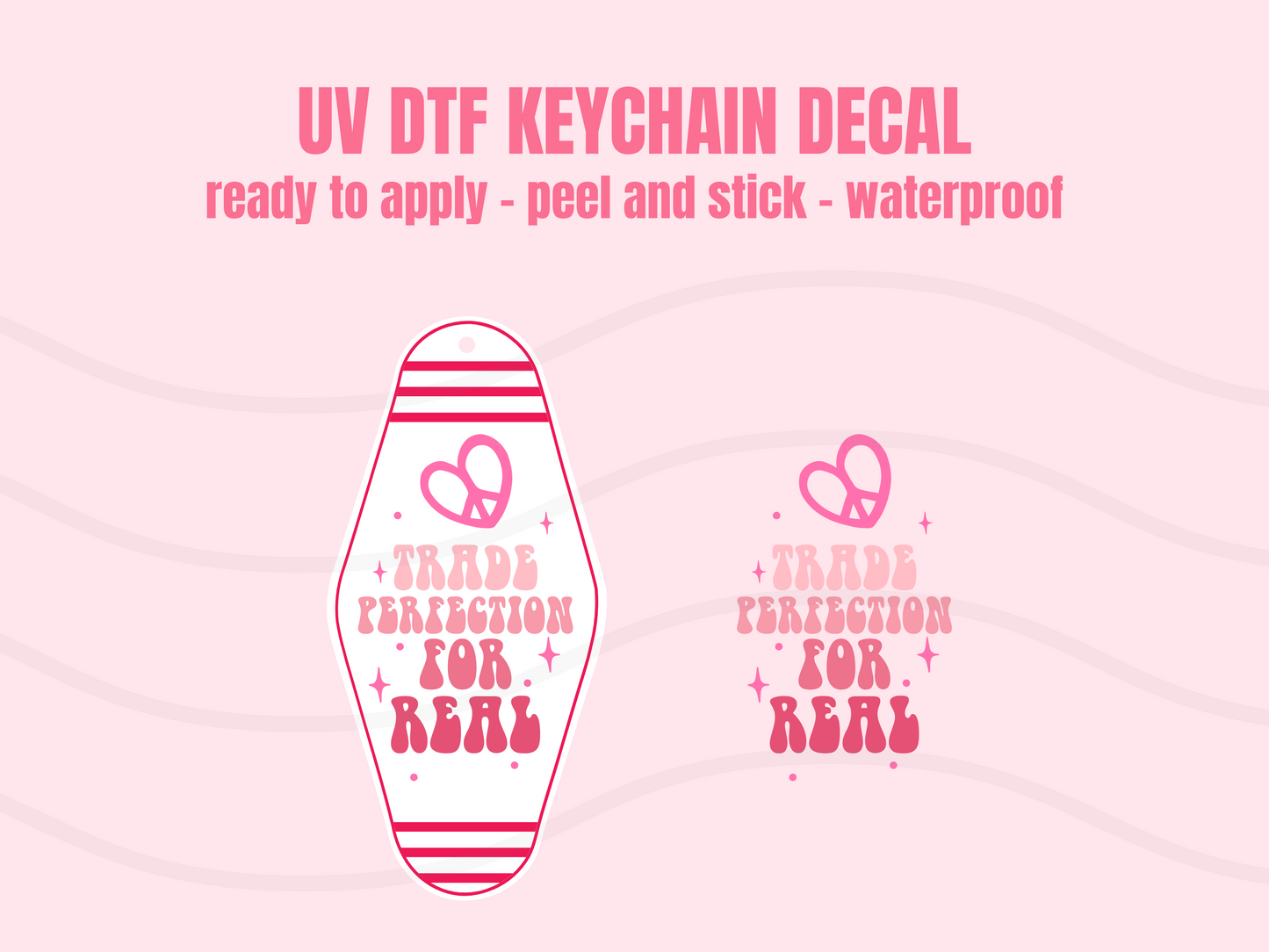 UV DTF Keychain Decal #12