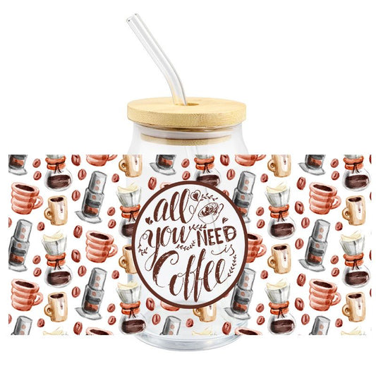 UVDTF CUP WRAP - Coffee & Tea  #004