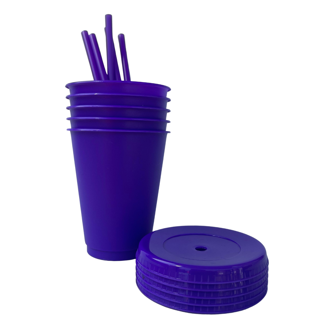 16oz Dark Purple Cold Cups – One Stop Cups