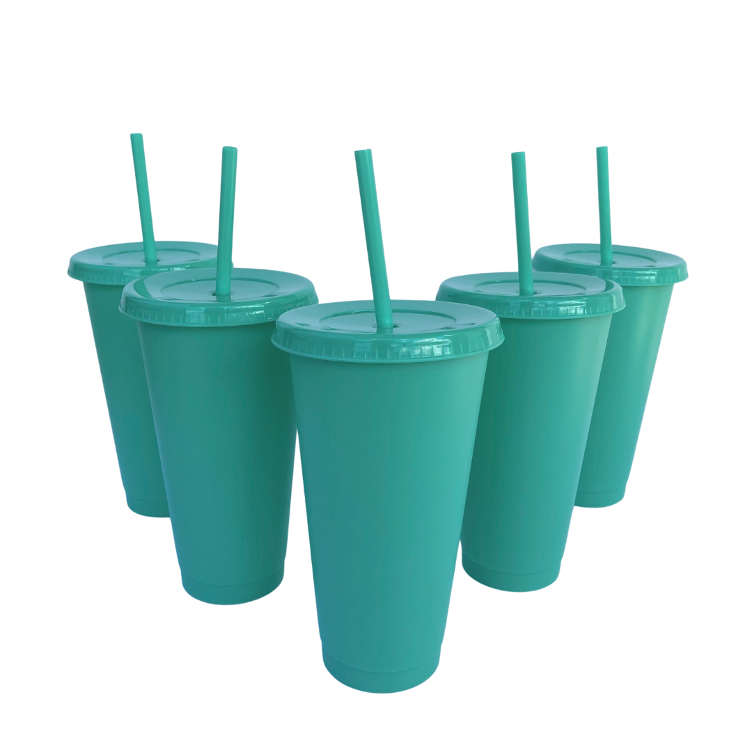 24oz Teal Cold Cups