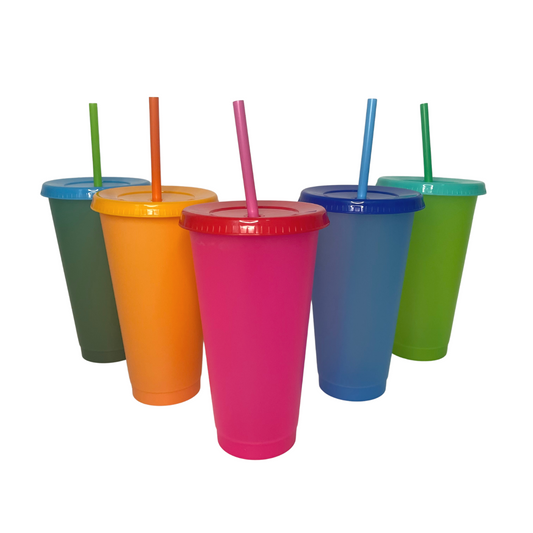 24oz Neon Color Changing Cold Cups